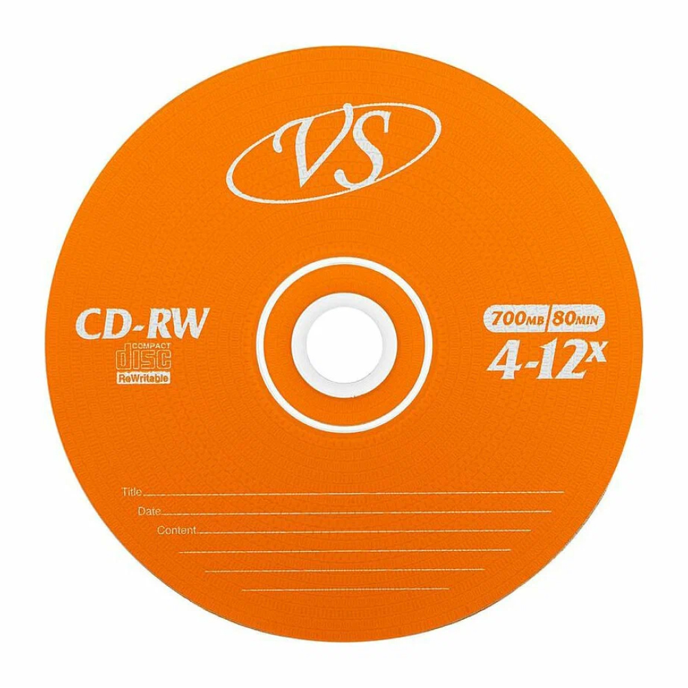 VS CD-RW 80 4-12x SL/5 (VSCDRWSL501)(620212)