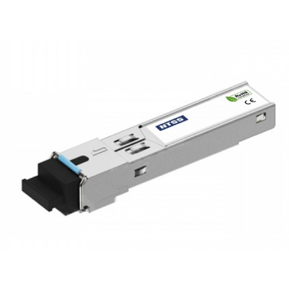 NTSS Модуль NTSS SFP, 1,25Гбит/с, разъём SC, рабочая длина волны 1310/1550нм, SM, WDM, дальность до 20км, ОБ 14дБ, DDM (INDUSTRIAL -45 +85C) NTSS-SFP-1.25G-35-20SDI