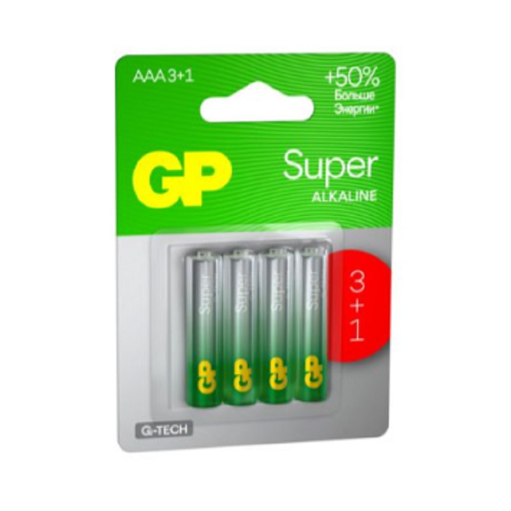 GP 24AA213/1-2CRSBC4 40/320 Super Alkaline G-Tech (4 шт. в уп-ке)