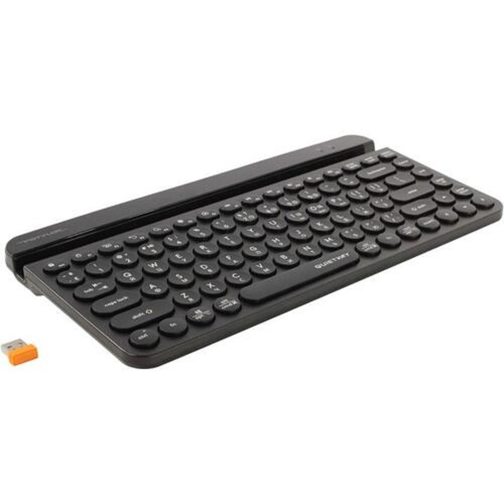 Клавиатура A4Tech Fstyler FBK30 черный/серый USB беспроводная BT/Radio slim Multimedia (FBK30 BLACKC