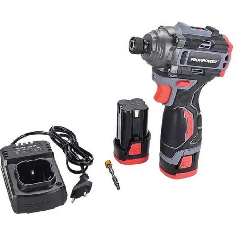 Аккумуляторный бесщеточный винтоверт PROFIPOWER BL-162(16В,160Нм,Li-ion 2шт,2.0Ач,поясная клипса, бита-магнит, 3 скорости,З/У,в кейсе) [E0211]