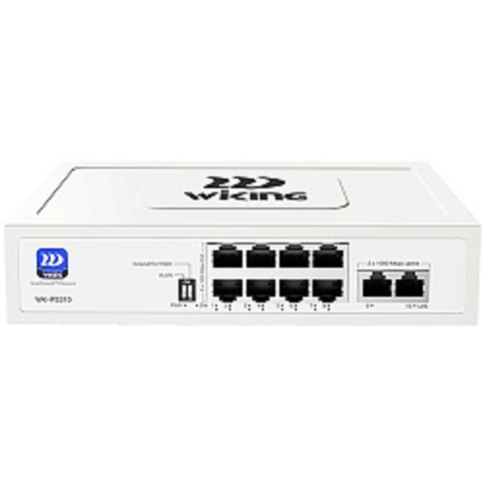 Wi-Tek WK-PS310 коммутатор WIKING неуправляемый PoE 76Вт, 8GE(PoE)+2GE