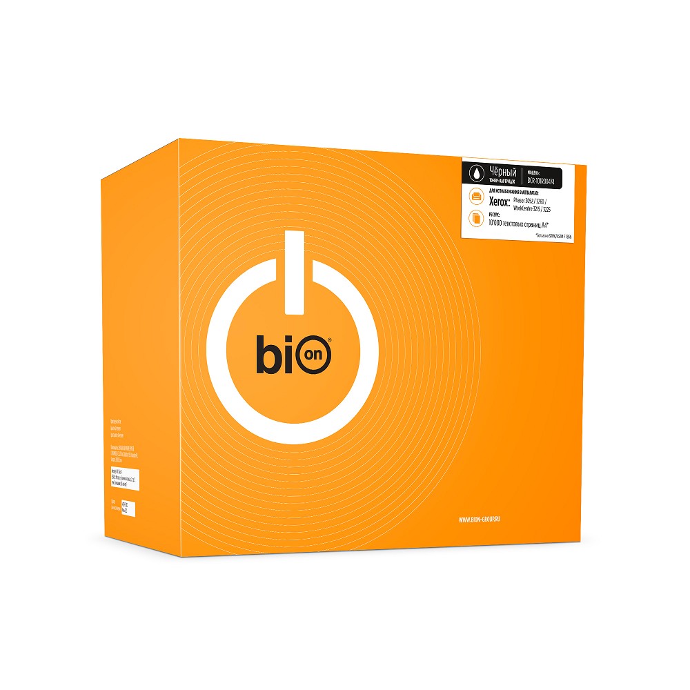 Bion 101R00474 Драм-картридж(блок фотобарабана) для Xerox Phaser 3052/3260, WorkCentre 3215NI/3225 (10000  стр.), с чипом