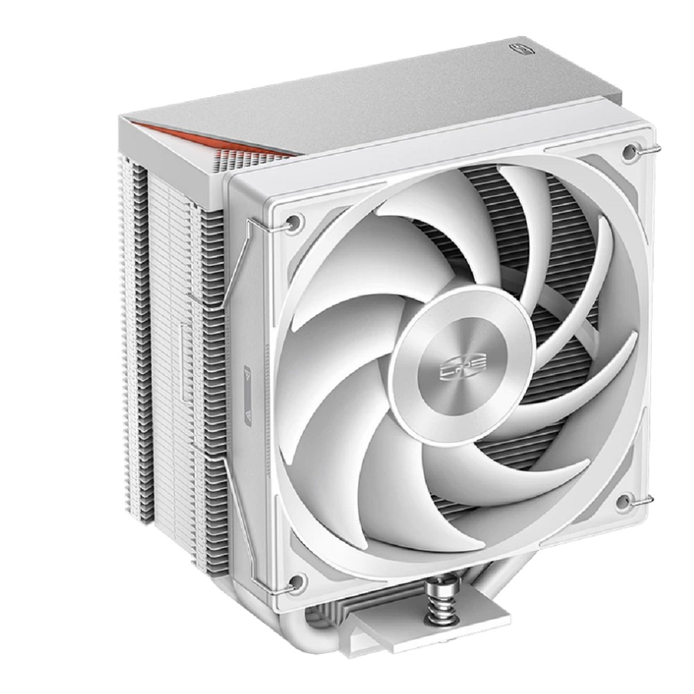 Кулер для процессора/ PCCooler RZ500 WH (250W, 4-pin PWM, 155mm, Al/Cu, 5x6mm, 1x120mm, 86.73CFM, 32dBA, 2200RPM, S: 1851/1700/1200/115X, AM5/AM4, white)