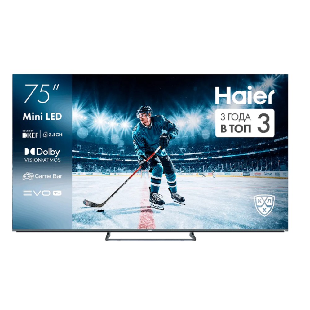 75" Телевизор HAIER Smart TV MiniLED M4, черный, СМАРТ ТВ, Android TV