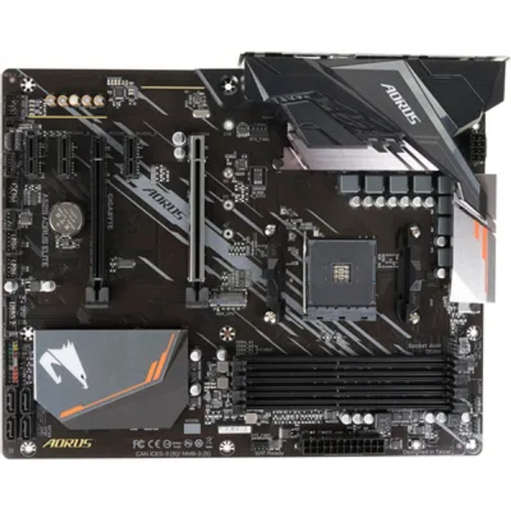 Gigabyte A520 AORUS ELITE  {Soc-AM4 AMD A520 4xDDR4 ATX AC`97 8ch(7.1) GbLAN RAID+DVI+HDMI}