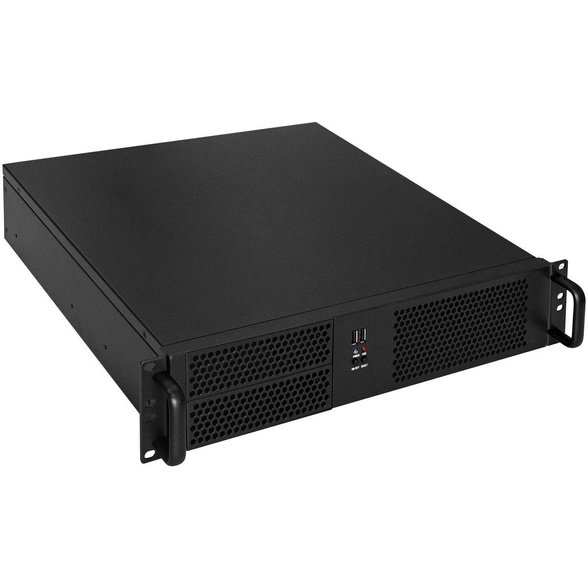 Exegate EX264959RUS Серверный корпус Exegate Pro 2U390-04 <RM 19",  высота 2U, глубина 390, БП 600ADS, USB>