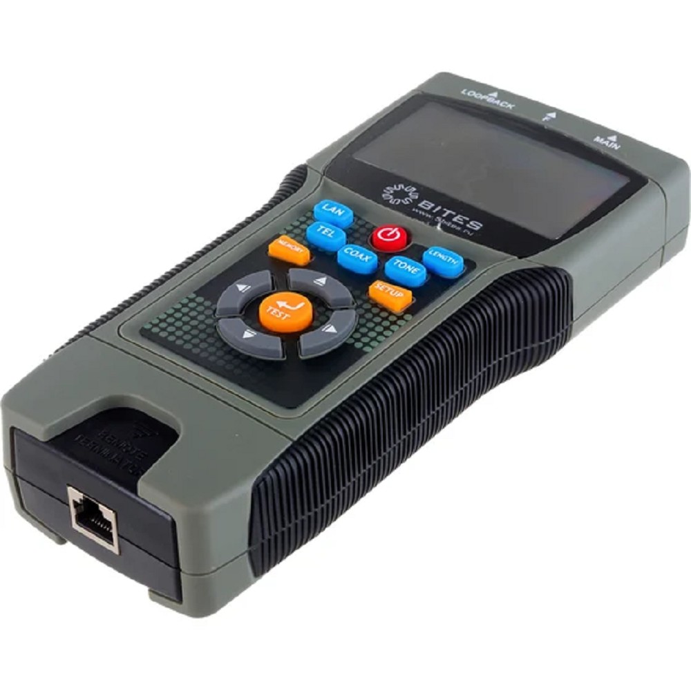 5bites LY-CT030 PRO Тестер кабеля EXPRESS  многофункциональный для RJ11/12/45/BNC, TDR, LCD