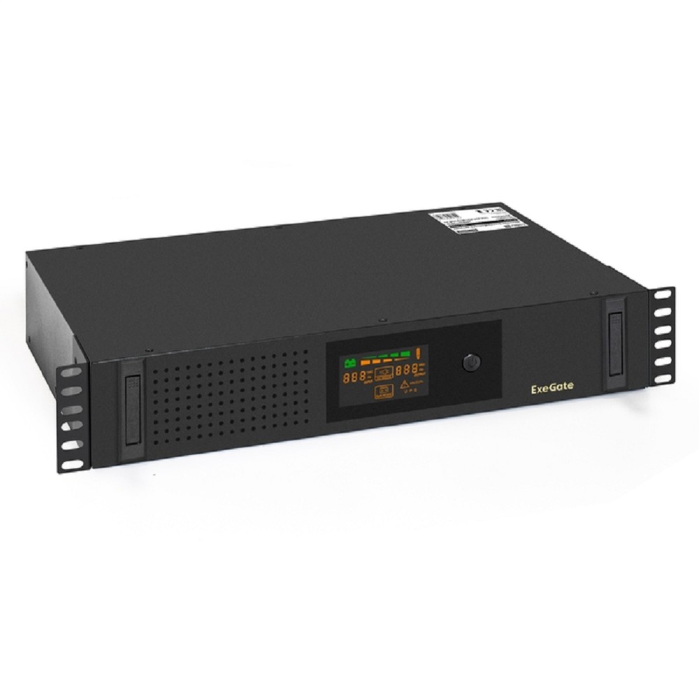 Повреждение упаковки Exegate EX293851RUS ИБП ExeGate ServerRM UNL-2000.LCD.AVR.2SH.3C13.USB.2U <2000VA/1200W, Color LCD, AVR, 2*Schuko+3*C13, USB, 2U, установка в стойку, Black>