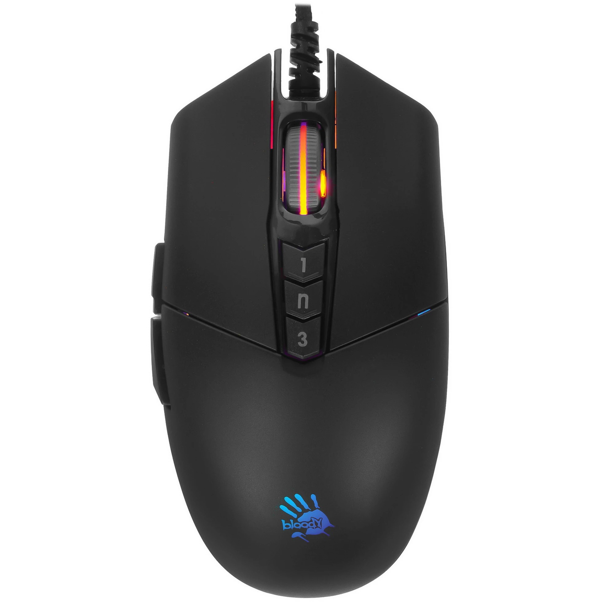 Мышь игровая A4Tech Bloody P91s , черный , оптическая, 8000dpi , USB, 8 кнопок