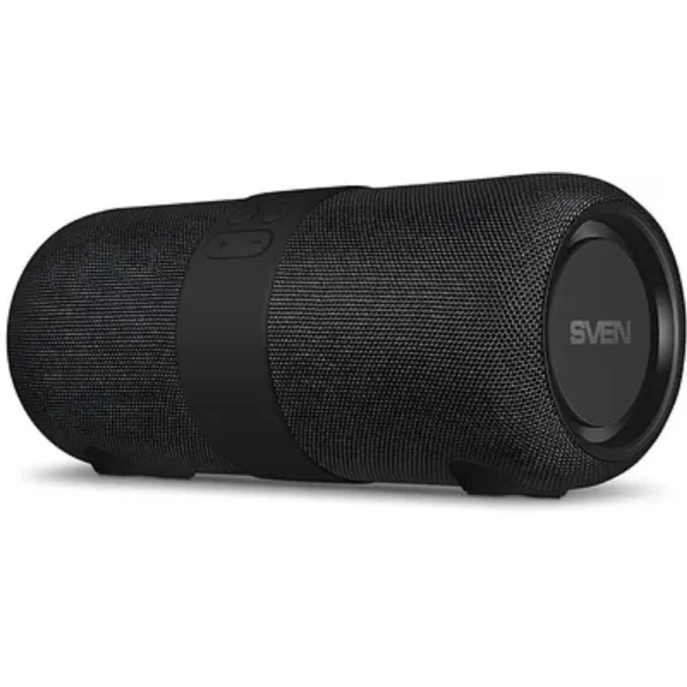 SVEN PS-340, черный (24 Вт, Waterproof (IPx6), TWS, Bluetooth, FM, USB, 3600мА*ч)                      