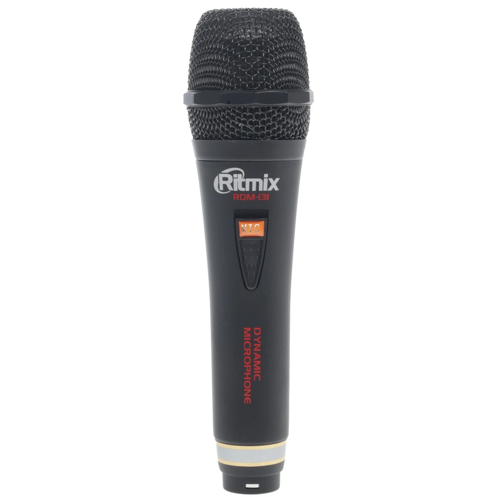 RITMIX RDM-131 Black {-70 дБ +/- 3 дБ, подключение: 3 pin XLR  - jack 6.3 мм}