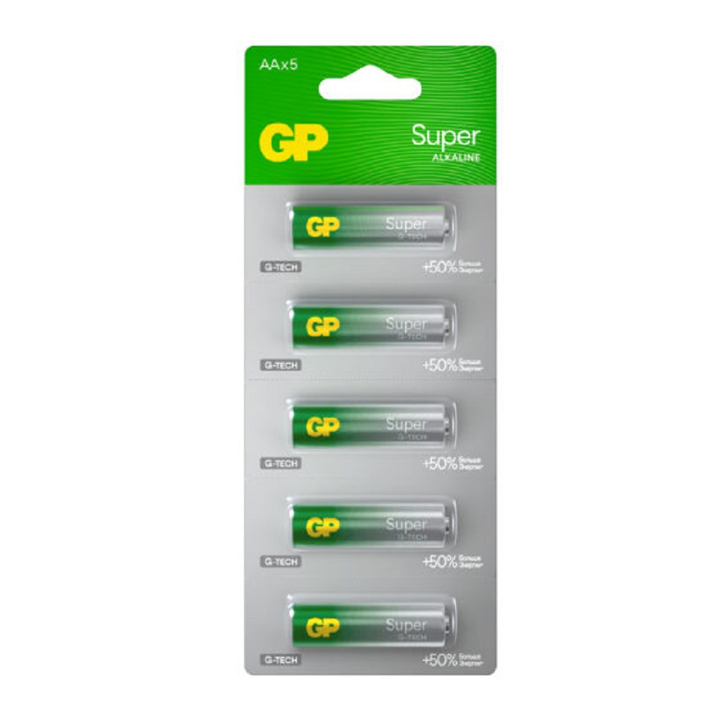 GP 15AA21-2CRSBC6 36/720 Super Alkaline G-Tech (6 шт. в уп-ке)