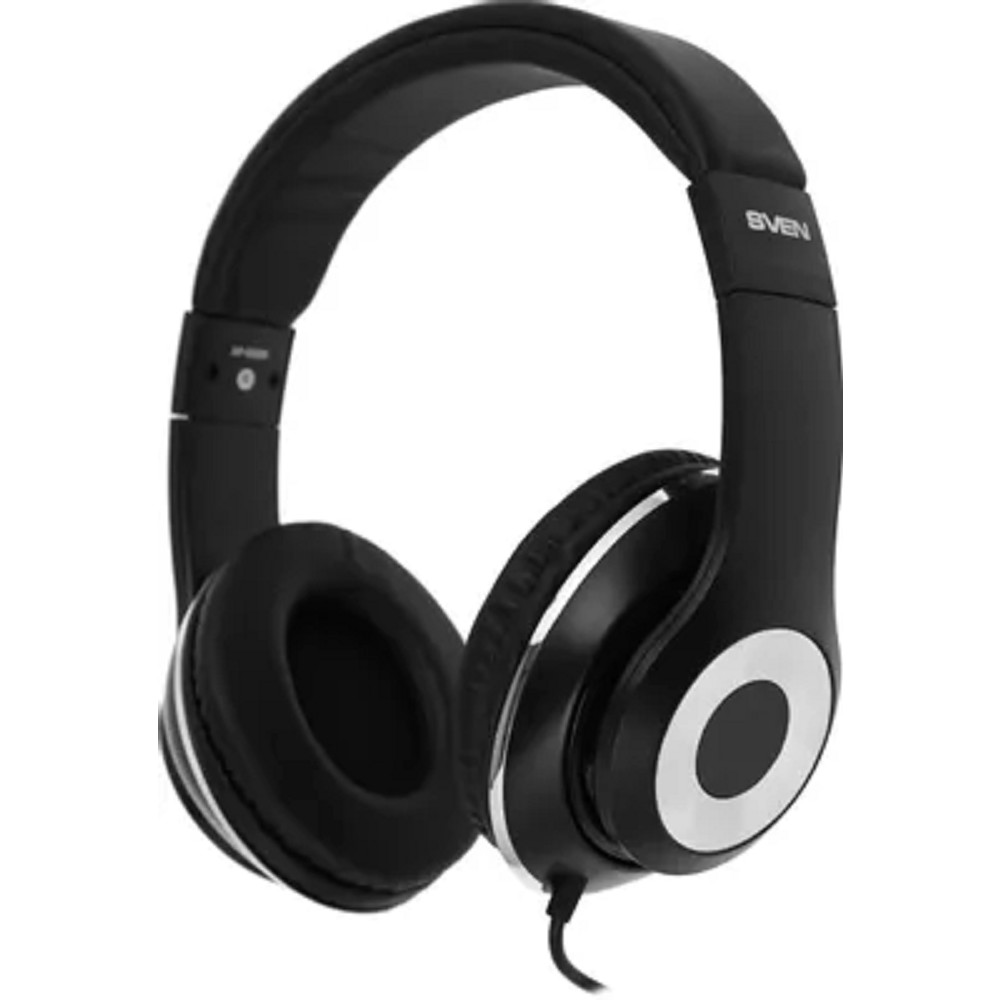 SVEN AP-930M черный-серебро {Разъем 3,5 мм, Поддержка функций управления плеером, Поддержка функции hands-free, Микрофон на кабеле, Улучшенная система передачи звука}