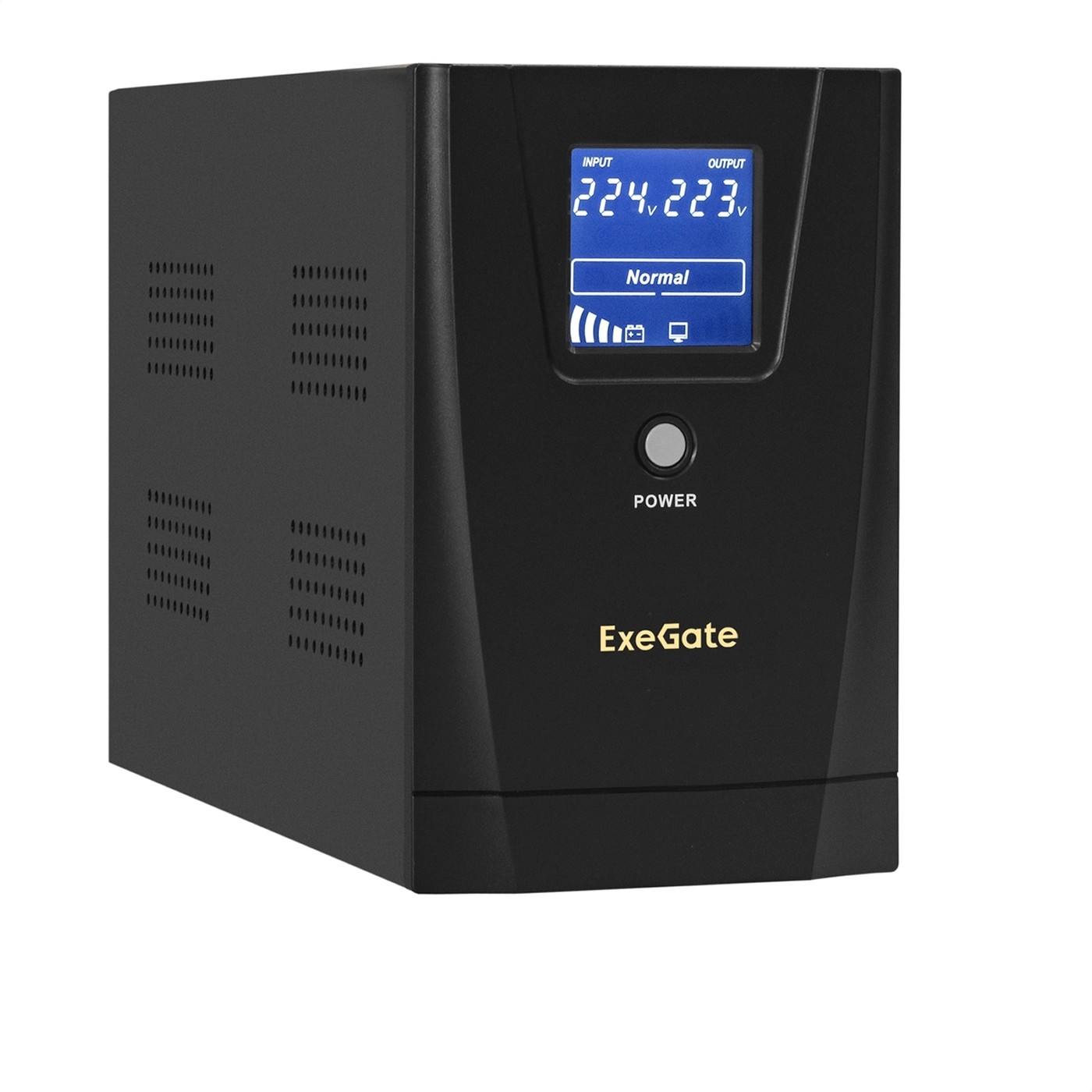 Exegate EX292631RUS ИБП ExeGate SpecialPro Smart LLB-2000.LCD.AVR.4C13.RJ.USB <2000VA/1200W, LCD, AVR, 4*C13,RJ45/11,USB, металлический корпус, Black>