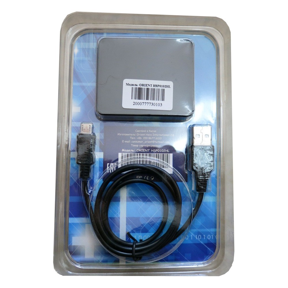 ORIENT HDMI 4K Splitter HSP0102HL, 1->2, HDMI 1.4/3D, UHDTV 4K(3840x2160)/HDTV1080p/1080i/720p, HDCP1.2, питание от USB, пластик.корпус (30103)