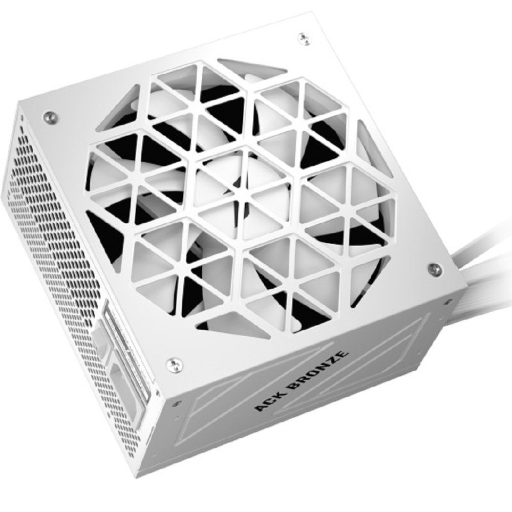 1STPLAYER ACK BRONZE 850W White / ATX 3.1, PCIe 5.1, APFC, 80 PLUS Bronze, Double Forward, full Teapo caps, 140mm fan, non-modular / HA-850AA2-WH