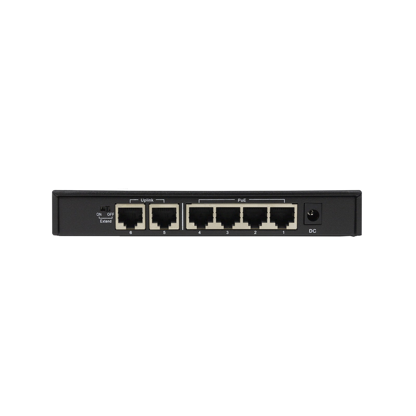 ORIGO OS1206P/60W/A1A Неуправляемый PoE-коммутатор 4x100Base-TX PoE+, 2x100Base-TX, PoE-бюджет 60 Вт, корпус металл