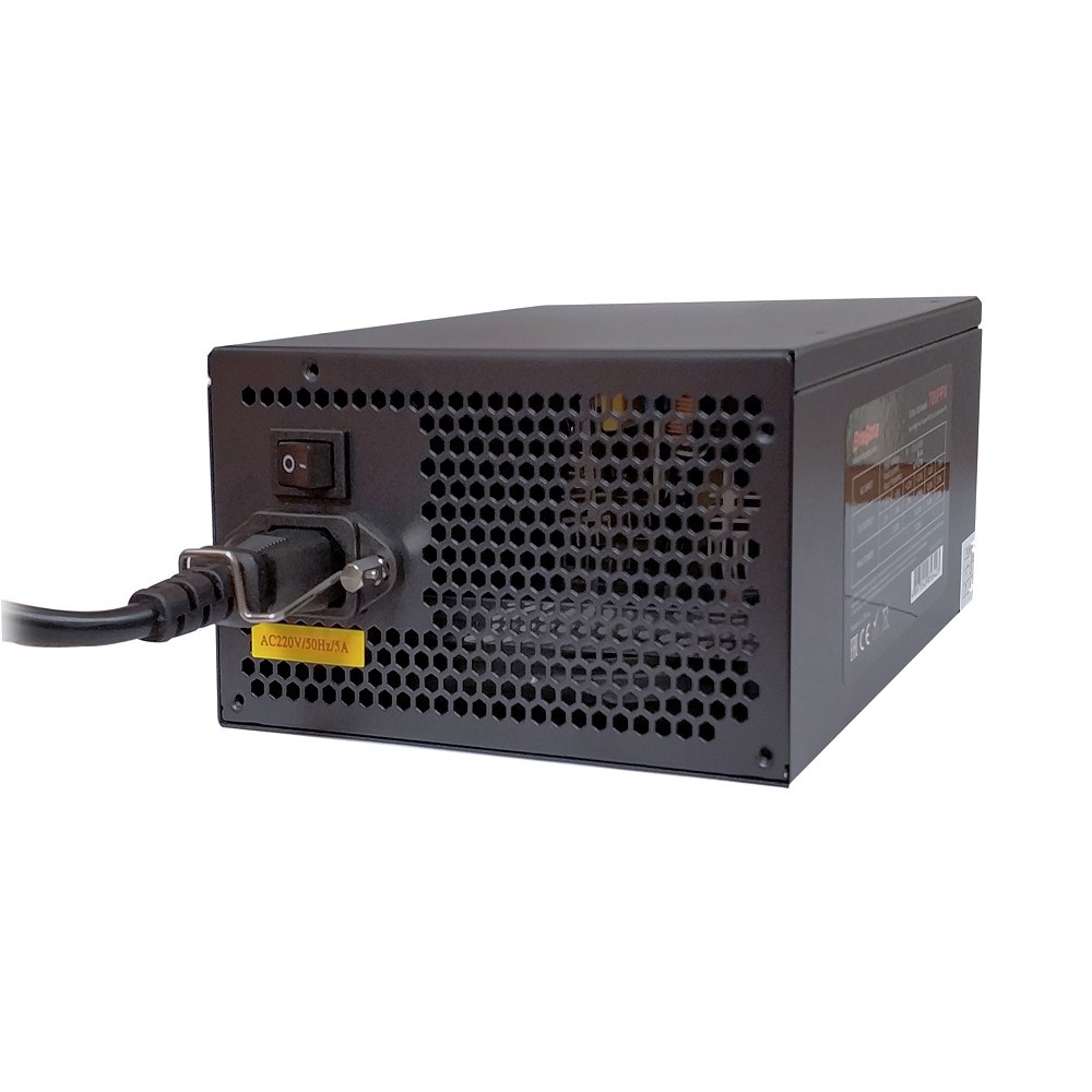 Exegate EX220360RUS-S Блок питания 700NPXE(+PFC), ATX, SC, black, 12cm, 24p+(4+4)p, 6/8p PCI-E, 4*SATA, 3*IDE, FDD + кабель 220V с защитой от выдергивания