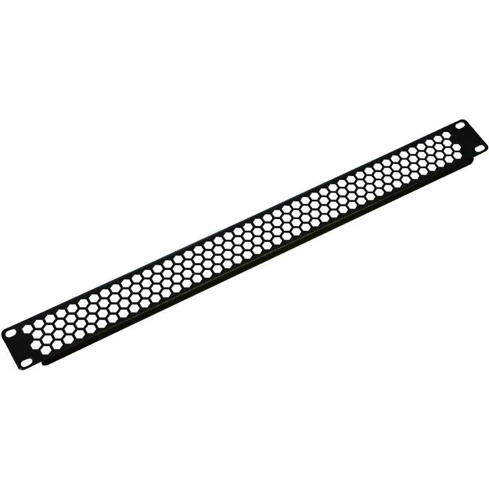 ЦМО Фальшпанель в шкаф 19" 1U перфорированная, цвет черный (ФП-1.4-9005)