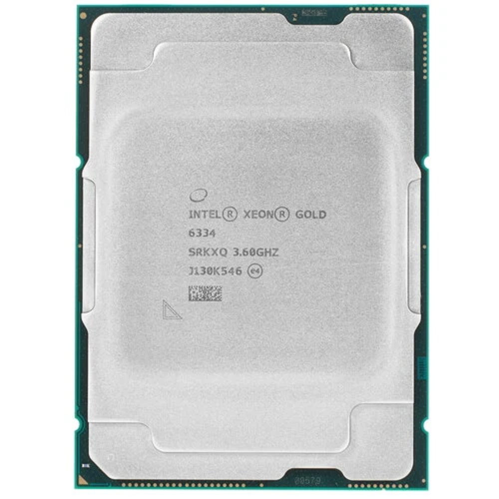 CPU  Intel Xeon Gold 6334 (Ice Lake,LGA4189, 8C/16T, 3.6/3.7GHz, 18MB, 165W) OEM