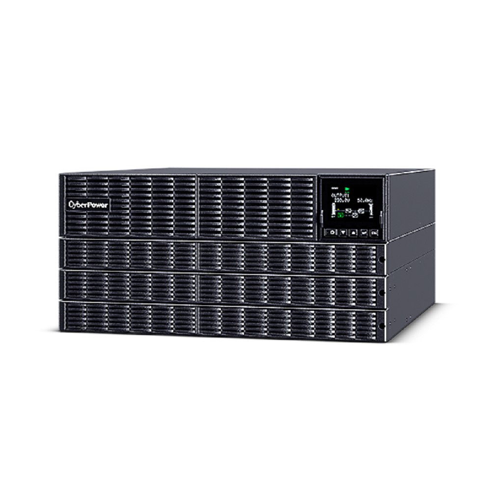 ИБП CyberPower OLS6KERT5U {Online 6000VA/6000W USB/RS-232/Dry/EPO/SNMP/CloudCard/bat.detect/МВ (4 С13, 4 C19, terminal) 7Ач х20}