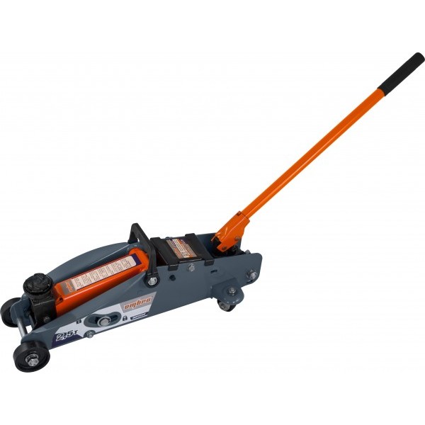 Ombra OHT225C Домкрат подкатной 2.5 т. с фиксатором в кейсе, 140-387 мм