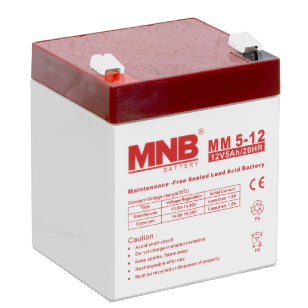 MNB Battery MNB MM 5-12 (12V/5Ah) F2 {УТ-00003090}