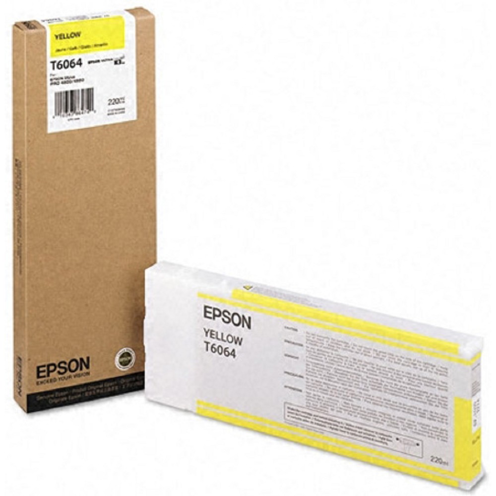 Epson C13T606400 картридж к St.Pro 4800/4880 (yellow), 220 мл.(LFP)