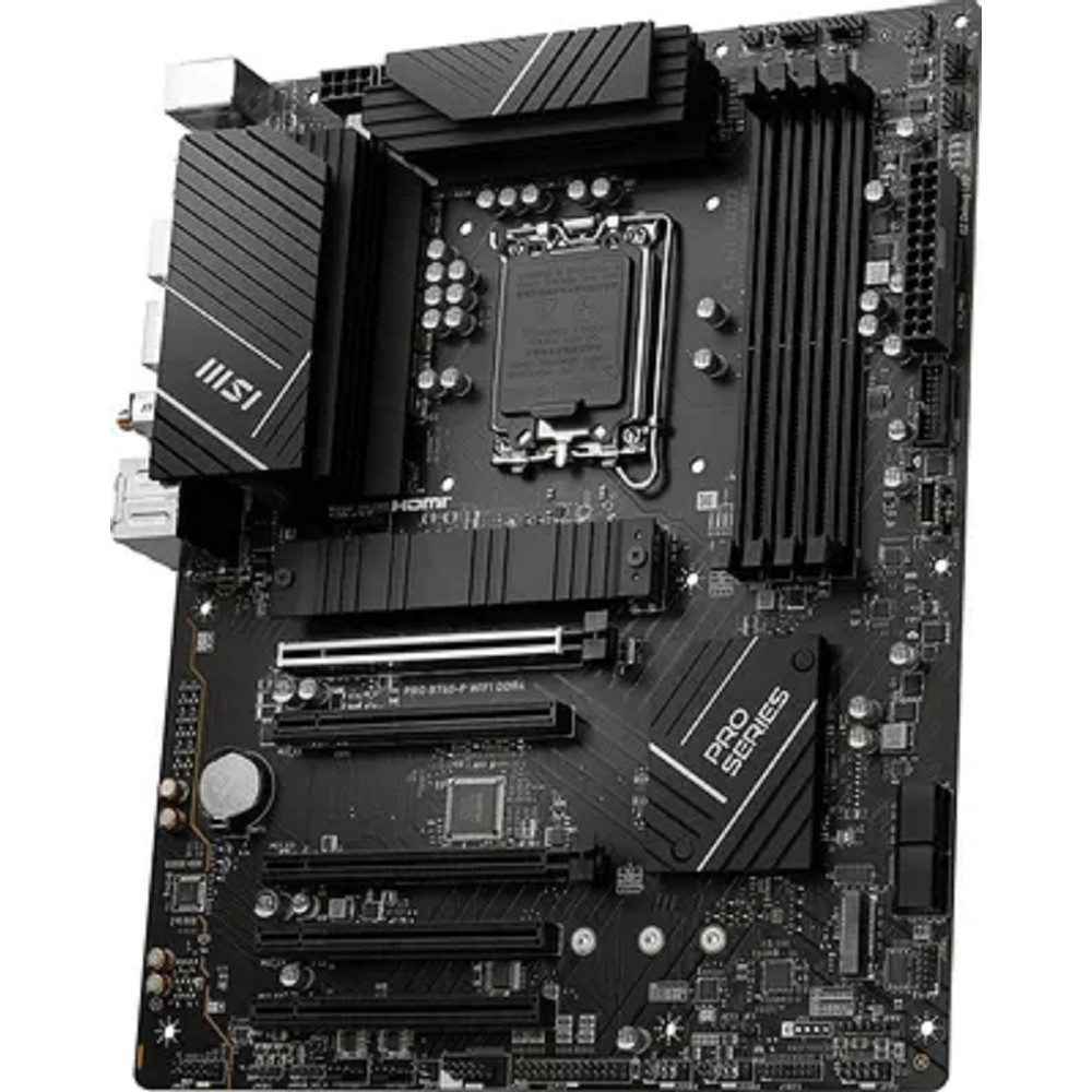 MSI PRO B760-P WIFI DDR4 {B760, LGA1700, 4DDR4, 5PCI-Ex16, 3M.2, 4SATA3.0, 3USB3.2 Gen2, 3USB3.2 , Gen1}