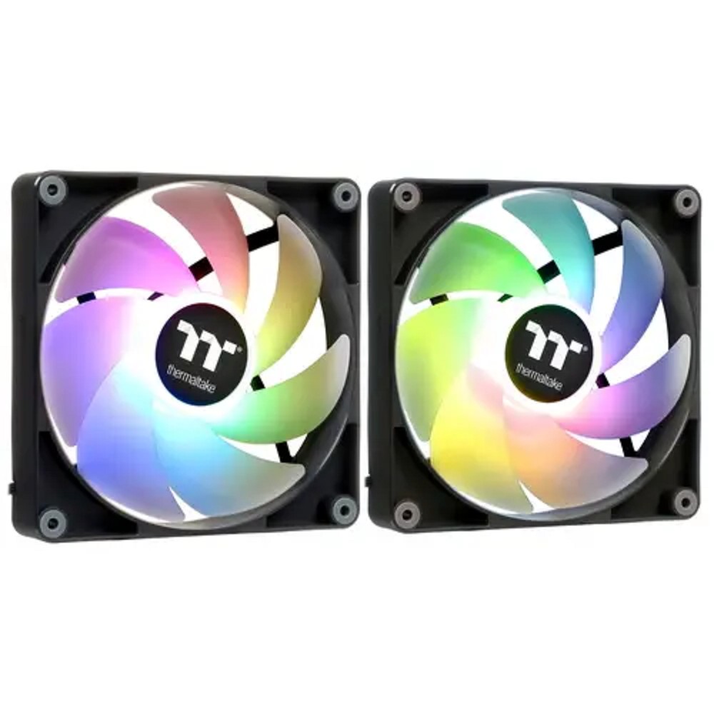 Кулер для компьютерного корпуса, Thermaltake, CT140 ARGB Sync PC Cooling Fan, CL-F150-PL14SW-A, ARGB 140мм вентилятор, 500-1500об.мин, 4pin PWM/3pin ARGB, 77.37CFM, 30.5 dB(A), 140x140x25мм, Черный