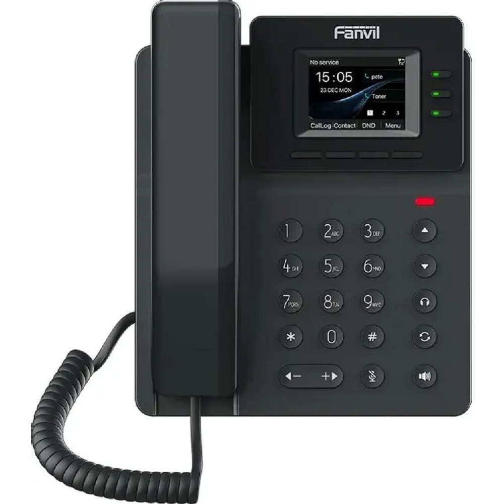 Повреждение упаковки Fanvil V60P  c б/п черный SIP телефон