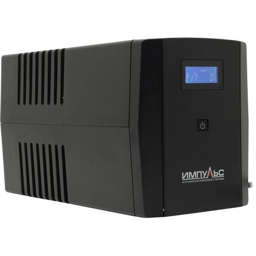 Импульс ИБП Юниор Смарт 1500,черный {1500/900 ВА/Вт, LCD, USB, RJ11/RJ45,  IEC-C13x6} {JS15211}