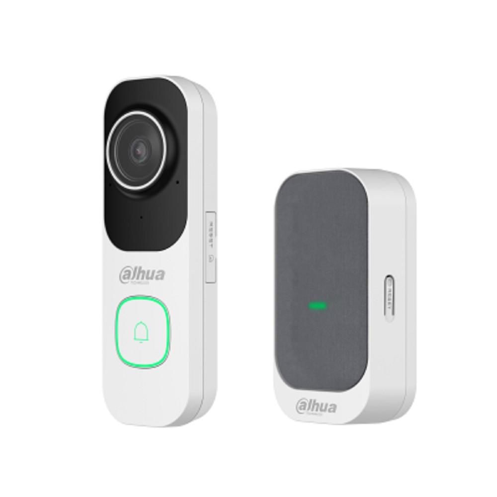 DAHUA DH-VDKP01-WG (KIT/DH-IPC-DB41AP-0210B-White/DH-IPC-DS1AP-Grey) Комплект: Дверной звонок DH-DB41AW + Динамик DH-DS1AG