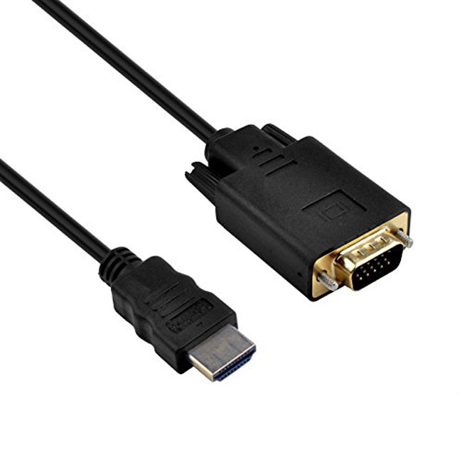 ORIENT Кабель-адаптер HDMI M C702 --> VGA 15M, длина 1.8 метра, черный