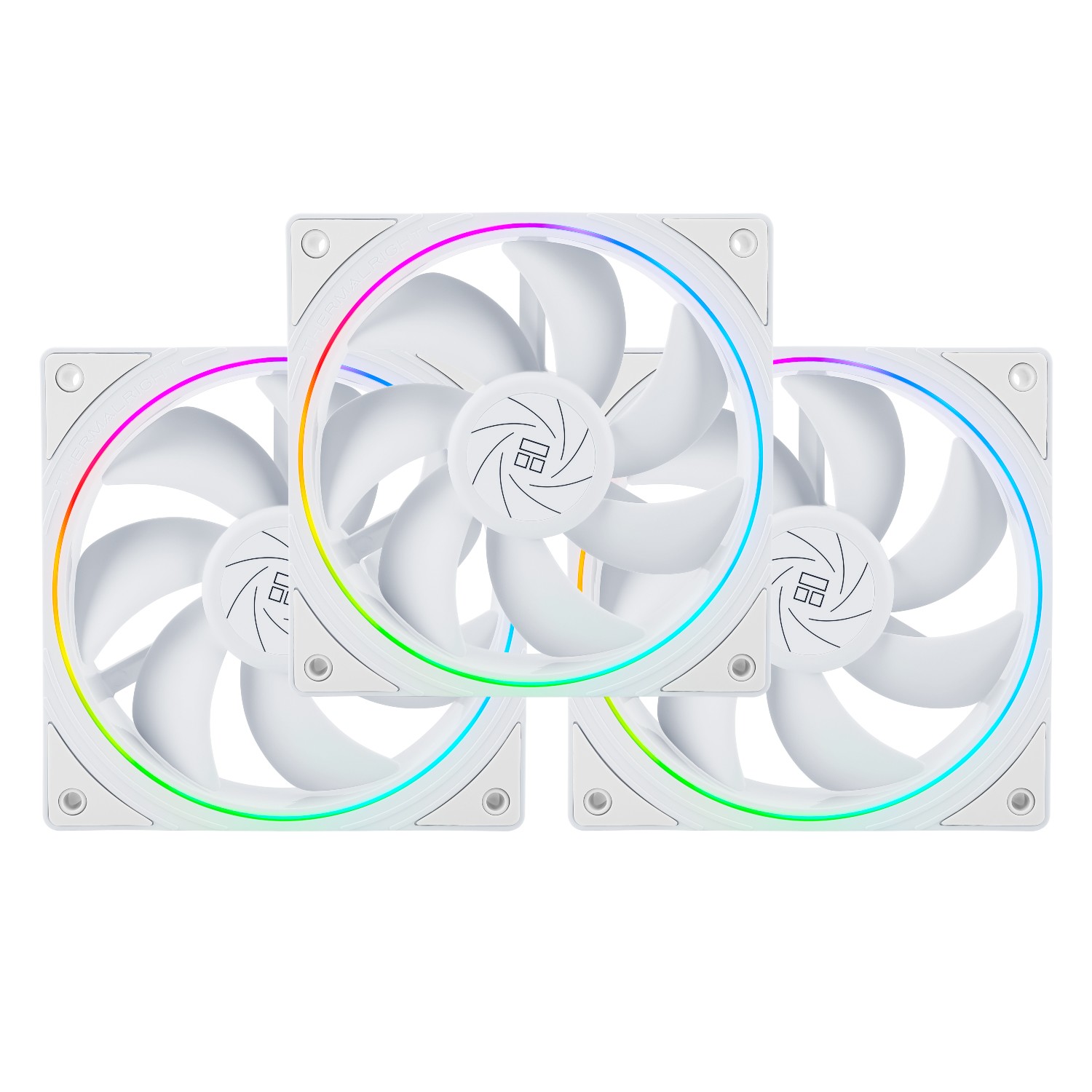 Thermalright Комплект вентиляторов (3 шт.) TL-S12-W (Pack of 3) / ARGB / 120mm PWM / TRTLS12W.3P