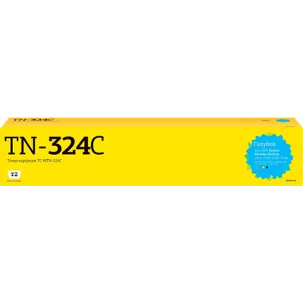             TC-MTN-324C Тонер-картридж T2 для Konica-Minolta BizHub C258/C458/C558/C658 (26000 стр.) голубой, с чипом