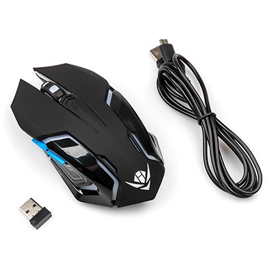 Мышь Dialog MROG-20UR Nakatomi Gaming RF 2.4G Optical - игровая, 6 кнопок+ролик, 7ми цветная подсветка