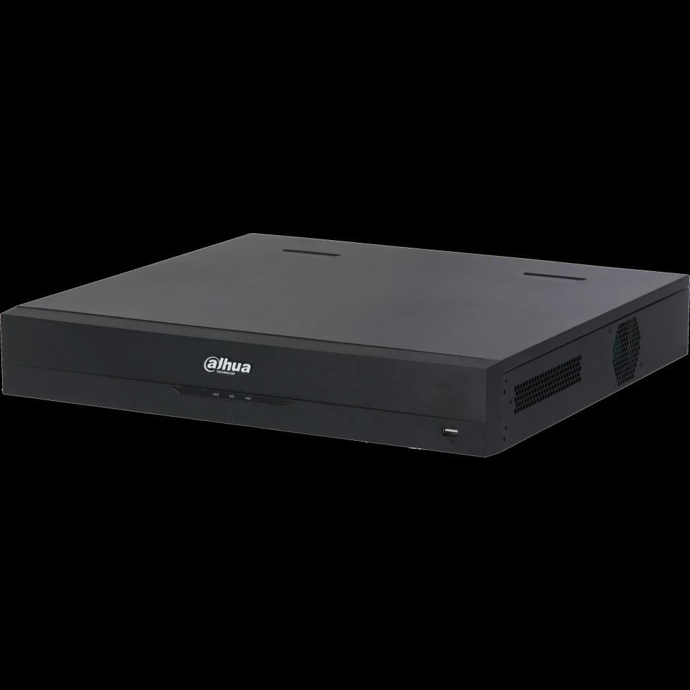 DAHUA DHI-NVR4416-EI 16-канальный IP-видеорегистратор 4K, H.265+ и ИИ , видеоаналитика, входящий поток до 256Мбит/с, 4 SATA III до 16Тбайт