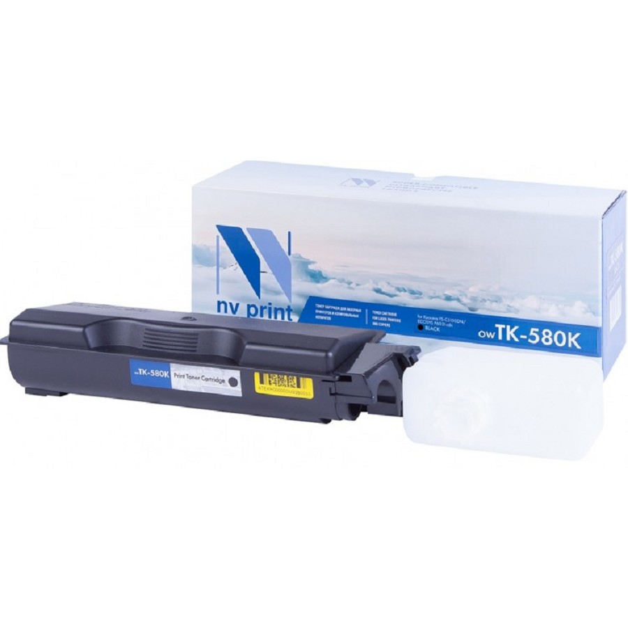 Картридж NVP совместимый NV-TK-580 Black для Kyocera Ecosys P6021/ P6021cdn/ FS C5150/ C5150DN (3500k)