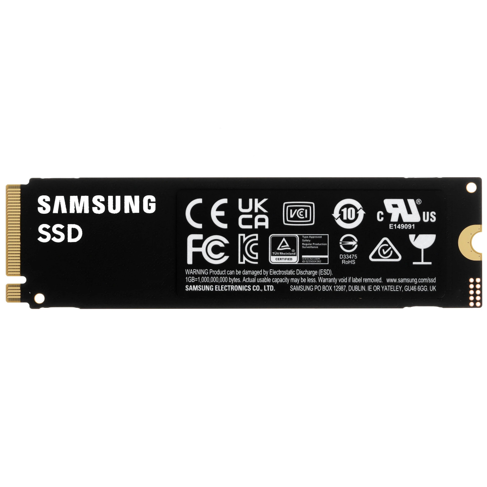 SSD M.2 (PCI-E NVMe 2.0 Gen 4.0 x4) 4Tb Samsung 990 PRO (R7450/W6900MB/s) 1year арт. MZ-V9P4T0BW