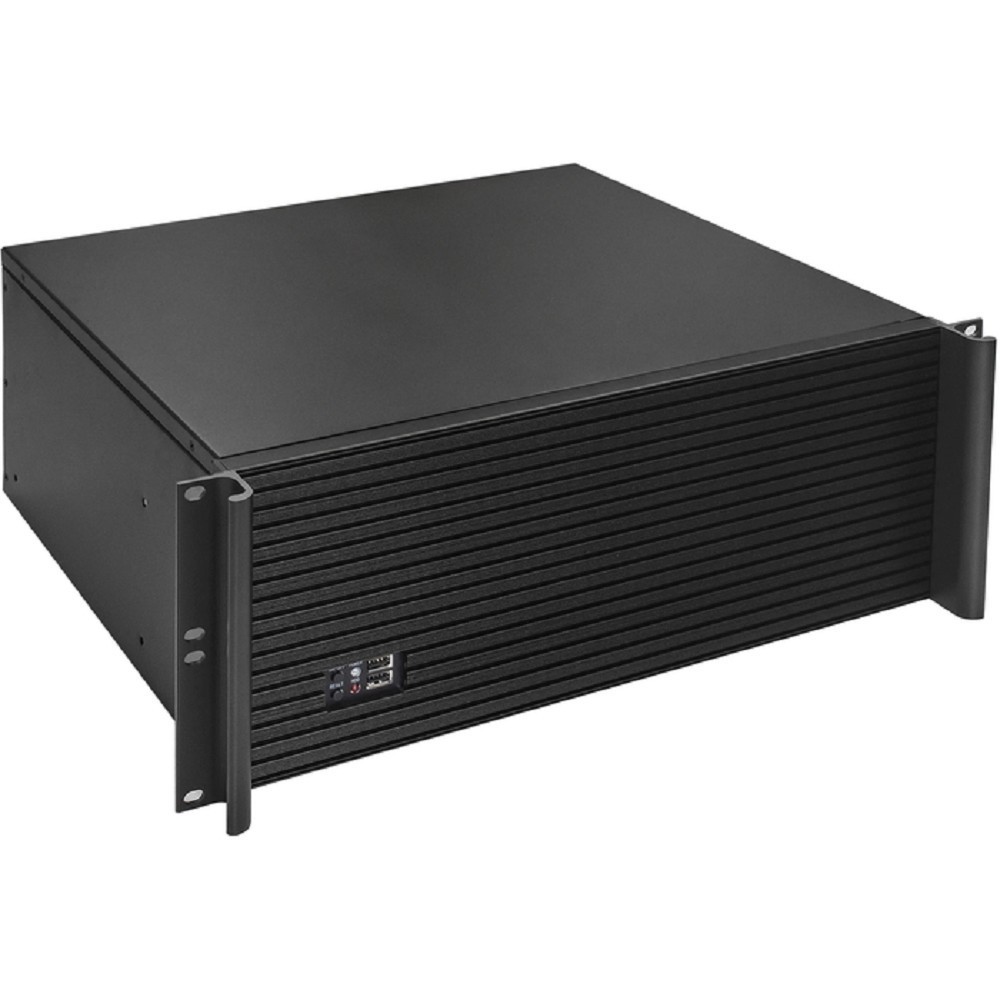 Exegate EX300045RUS Серверный корпус ExeGate Pro 4U390-05 <RM 19", высота 4U, глубина 390, БП 1000PAS, USB>