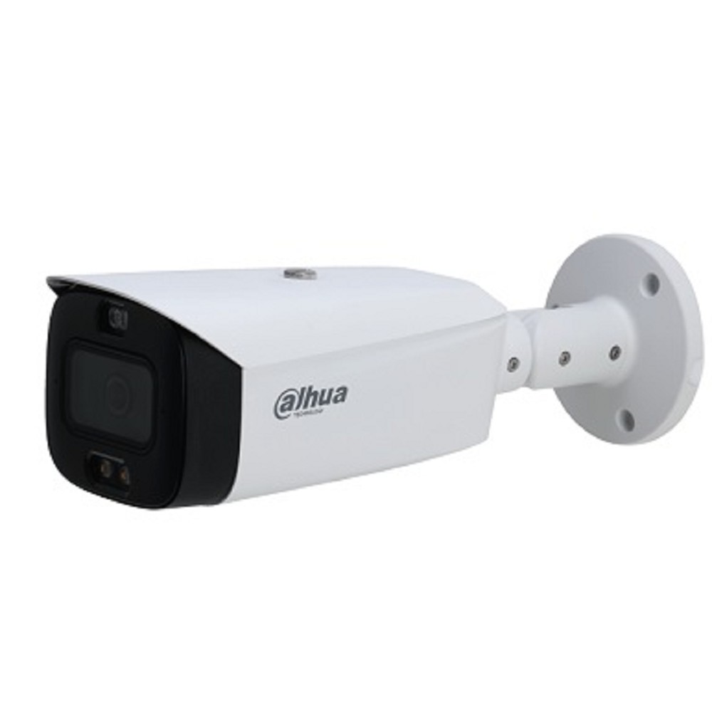 DAHUA DH-IPC-HFW3449T1P-AS-PV-0280B-S5 Уличная цилиндрическая IP-видеокамера TiOC и ACUPICK 4Мп, 1/2.7” CMOS, объектив 2.8мм, видеоаналитика, 2 микрофона, ИК 30м, LED 30м, IP67, металл/пластик