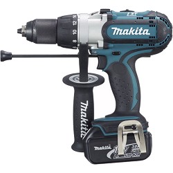 Makita DHP451RFE Дрель ак(уд),{18В,2х3Ач Li-ion,БЗП-13мм,0-300\0-600\0-1700об\м,80\40Нм,2.2кг,чем,подсветка}