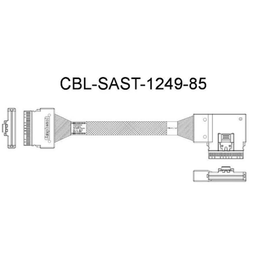 Кабель/ 22 NVMe Cables Kit for X12 Ultra 220U-TNR w/o NIC UIO,Ro
