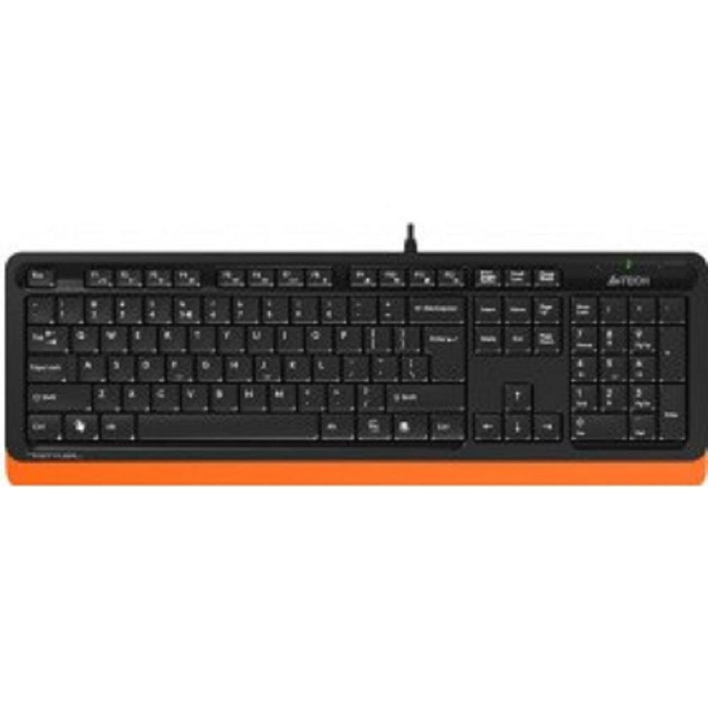 Клавиатура A-4Tech Fstyler FK10 ORANGE черный/оранжевый USB [1147534]