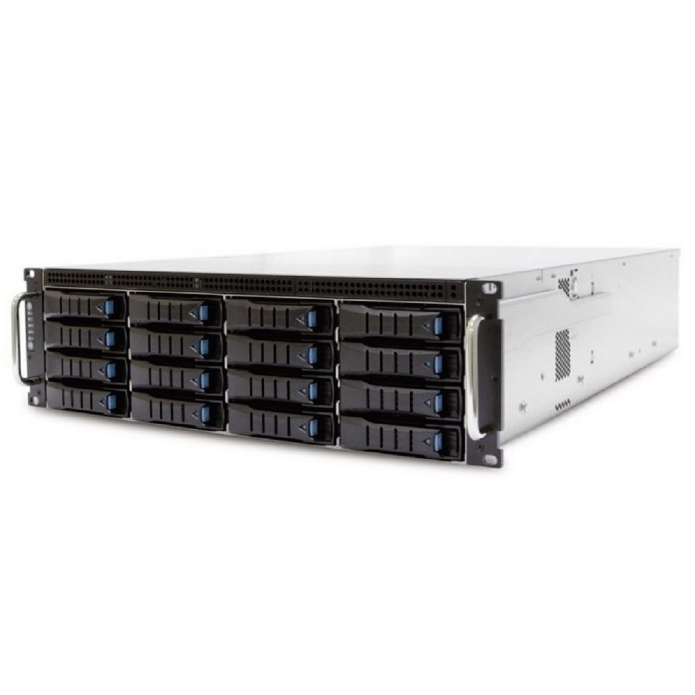 XE1-3ET00-02 RSC-3ET, 3U, 16xSATA/SAS HS 3,5/2,5" universal bay + 2x2,5" 15mm internal bay  + 4x2,5" 7mm internal bay, up to 12"(W) x 13"(D) E-ATX, 12G passive backplane support 4*NVMe, Acbel 2U 800W 