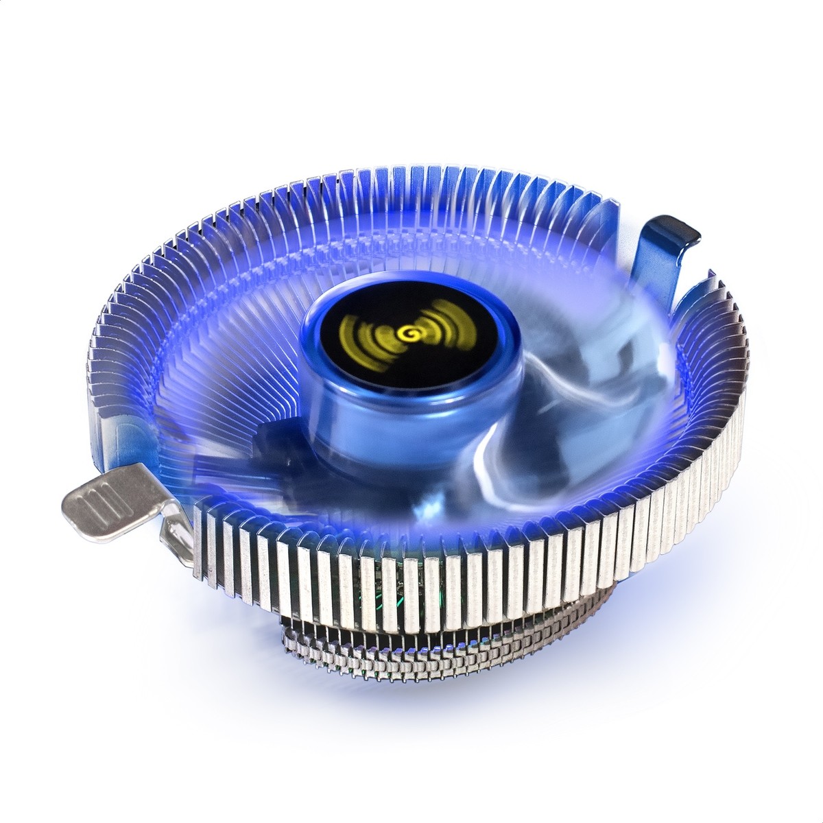 Exegate EX286146RUS Кулер ExeGate Wizard EE91-BLUE (Al, LGA775/1150/1151/1155/1156/1200/AM2/AM2+/AM3/AM3+/AM4/FM1/FM2/754/939/940, TDP 75W, Fan 90mm, 2200RPM, Hydro bearing, 3pin, 22db, 215г, голубая 
