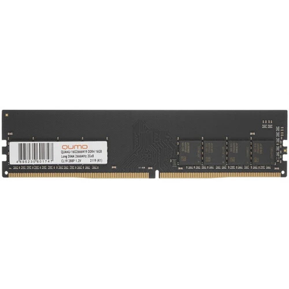 QUMO DDR4 DIMM 16GB QUM4U-16G2666N19 PC4-21300, 2666MHz
