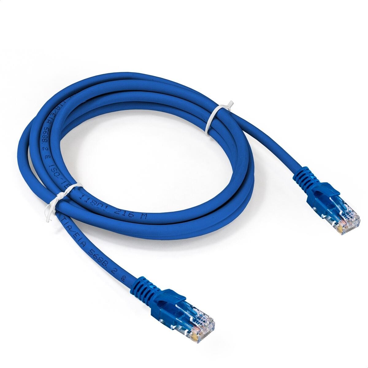 Exegate EX300495RUS Патч-корд медный ExeGate UTP-RJ45-RJ45-5e-CU-2M-BL, UTP, cat.5e, 2м, синий